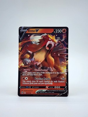 2022 SWSH09: Brilliant Stars #022/172 Entei V Ultra Rare,Holo
