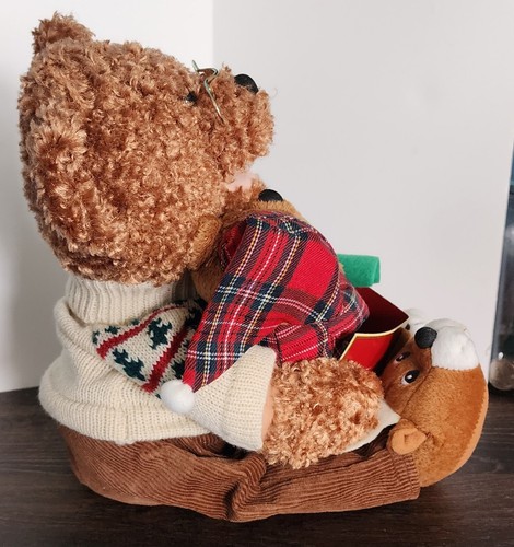 Avon Story Time Bear "Twas the Night Before Christmas" 2006 Animated Plush WORKS - Picture 6 of 7