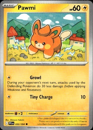 Pawmi Common ME02: Phantasmal Flames 032/094 NM