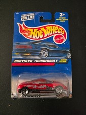 2000 Mattel Hot Wheels Chrysler Thunderbolt Red Collector 225 2000 Mattel Hot Wheels Chrysler Thunderbolt Red Collector 225