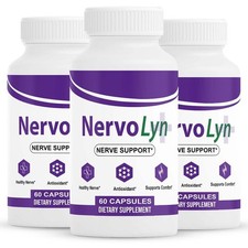  3 Pack NervoLyn Capsules, All-Natural Nervo Lyn for Nerve Health Support