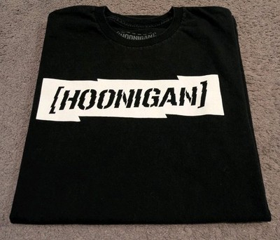 Hoonigan Censor Bar Official Licensed Black T-Shirt Men's Large