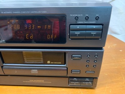 JVC MX-C7 Compact Component Stereo System 6 Disc CD Dual Cassette