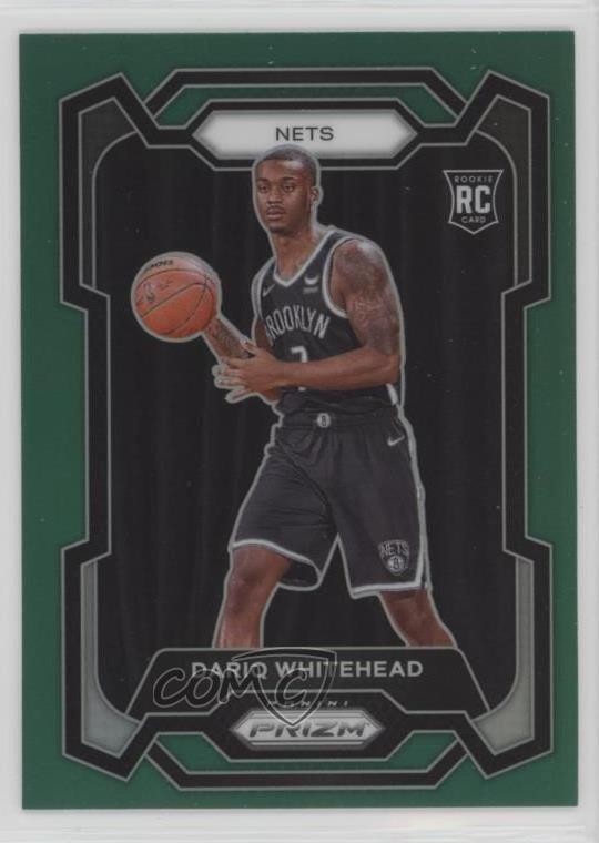 2023-24 Panini Prizm Green Prizm Dariq Whitehead #175 06xp