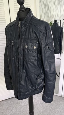 Herren Jacke Dunkelblau Gr. 50 Engbers Kunstleder