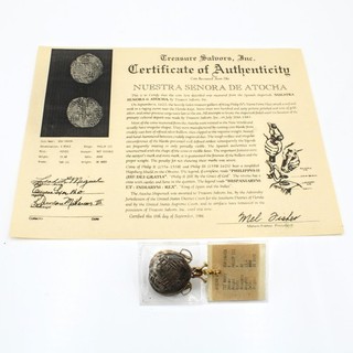 Nuestra Senora De Atocha Coin Phillip III 4 Reale Grade 2 Mel Fisher #C840 1