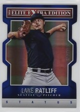 2014 Panini Elite Extra Edition Status Blue Die-Cut 7/100 Lane Ratliff #36 2p7