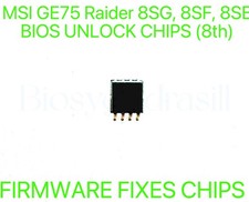 MSI GE75 Raider 8SG, Raider 8SF, Raider 8SE Series, ADMIN NO PASSWORD BIOS CHIP