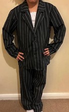 Beetlejuice suit costume size L age 8-10 ( no wig or tie ) suit only