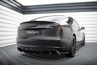 Maxton Design Heckansatz Diffusor V.2 Passend FüR Tesla Model 3 Schwarz Hochglan