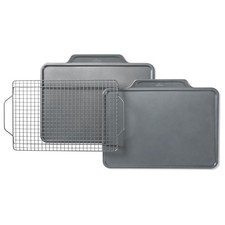All-Clad Pro-Release Nonstick Bakeware Set 3 Piece Oven Safe 450F Half Sheet