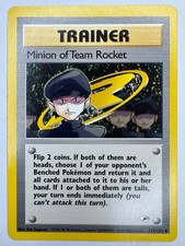 Minion of Team Rocket 113/132 Gym Heroes Pokemon Card 2000 WOTC Unlimited