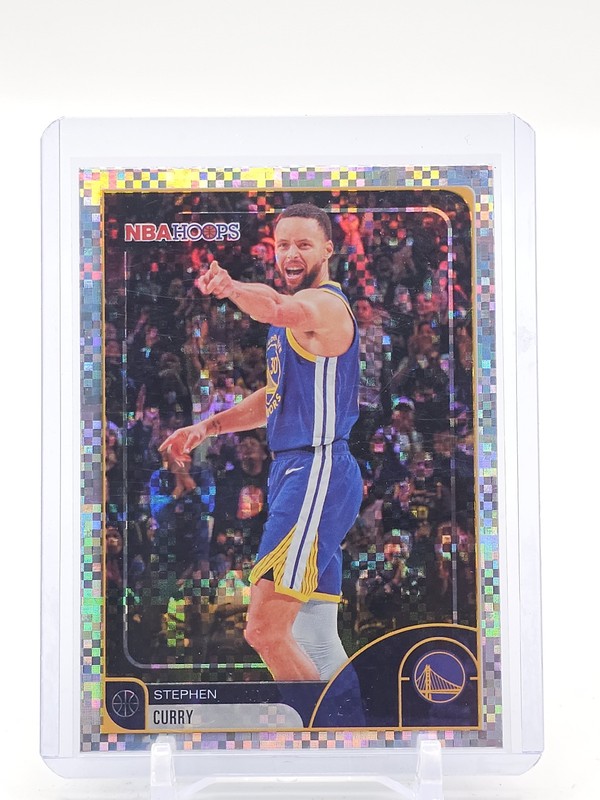 STEPHEN CURRY 2025-26 NBA HOOPS SILVER PIXEL #141 WARRIORS Q7419