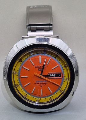 Seiko Sports 6119-6400, Automatic, 21J, Orange Original Dial, Japan,