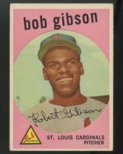 1959 Topps Bob Gibson RC #514 VG/EX