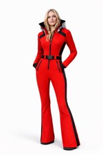 HEAD x Lindsey Vonn One-Piece Ski Suit Snowsuit Red EU 36 US 4 NWT Belted Winter