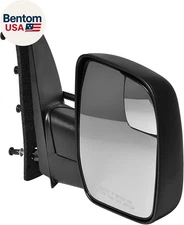 Passenger Side Textured Side View Mirror Compatible with 2010-2014 Ford E-150 E-