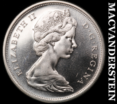 1965 Canada 50 Cents Silver- Proof Like- Choice Gem Brilliant Unc