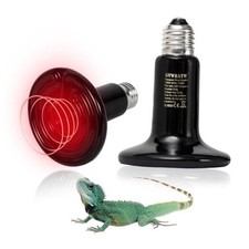 2-Pack Ceramic Heat Emitter Bulb for Reptiles   Durable Heat Lamp for