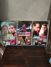 PSP:Lotto tre giochi : PES 2008-2009,Smakdown vs Raw 2009.