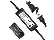 Outdoor 120V-240W Plug-in Dimmer Switch for L...