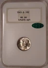 1945-D Mercury Dime NGC MS66 Gen 4 Toning CAC