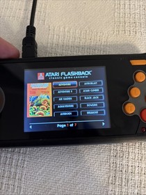 Atari Flashback Black Portable Built-In Games Handheld Video Game Console