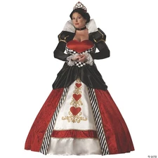 InCharacter Costumes Women's Queen Of Hearts Costume with Hoop and Tulle
