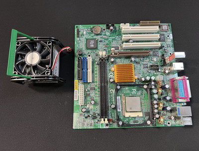 Fujitsu MicroATX Mainboard Sockel 478 Pentium 4 2,66GHz PC Retro Computer 
