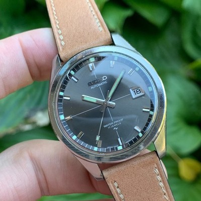 1968 Seiko 7625-8233 Automatic Date 38mm Jumbo Stainless Steel