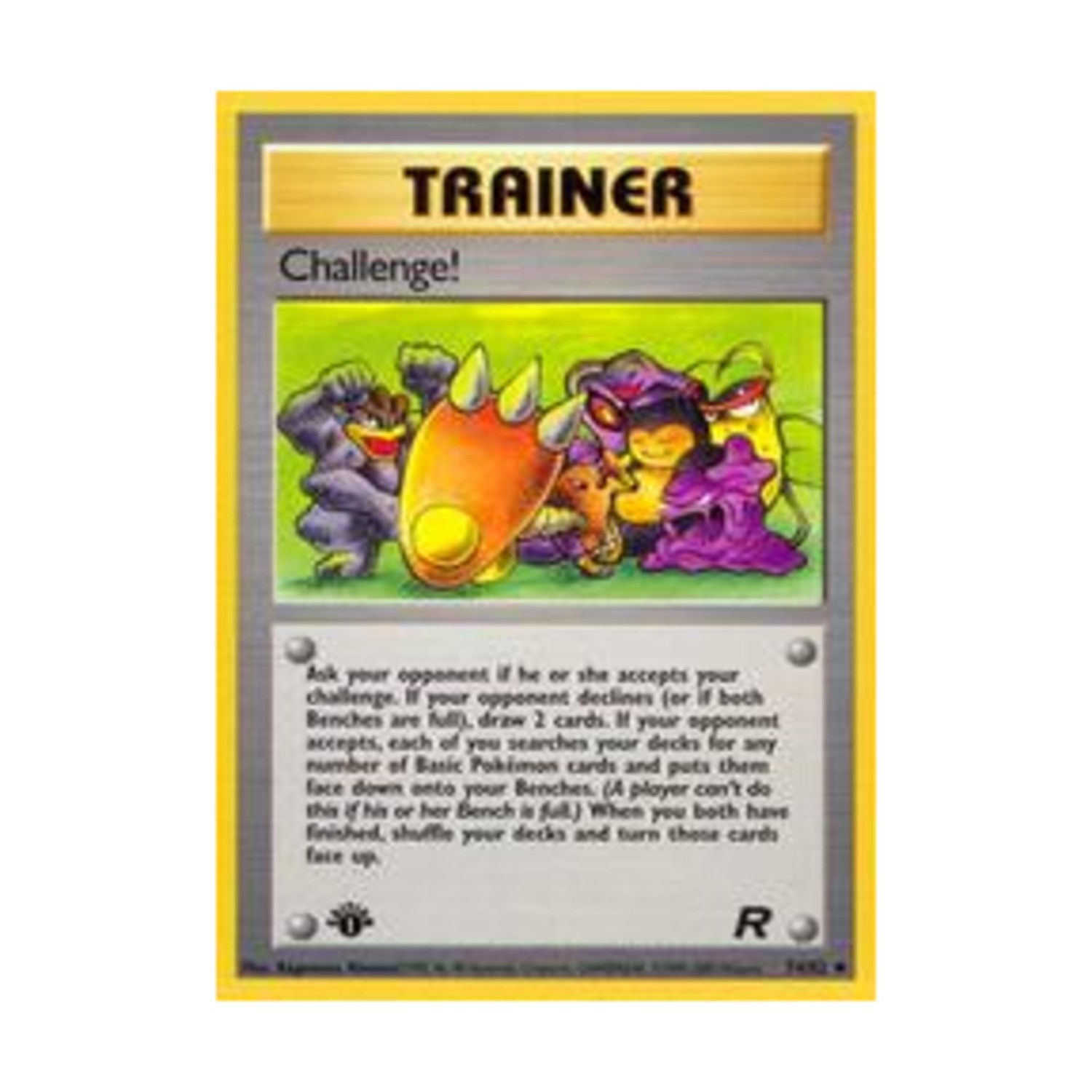 Pokemon Pokemon Team Rocket Challenge! (U) #74 (1st Ed) NM