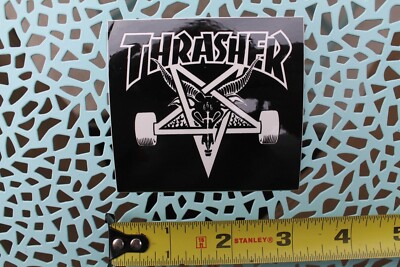 Thrasher Magazine Goat Devil Pentagram Black BP2 Vintage