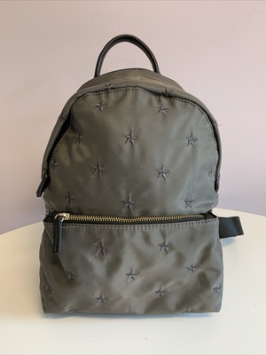 grey backpack handbag