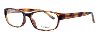 Enhance Designer Reading Glasses EN3959-TOR-53 mm in Tortoise Havana Brown Gold