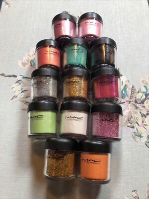 MAC Professional Pigment Colour Powder Lidschatten je 7,5 g, 13 Stück! Selten