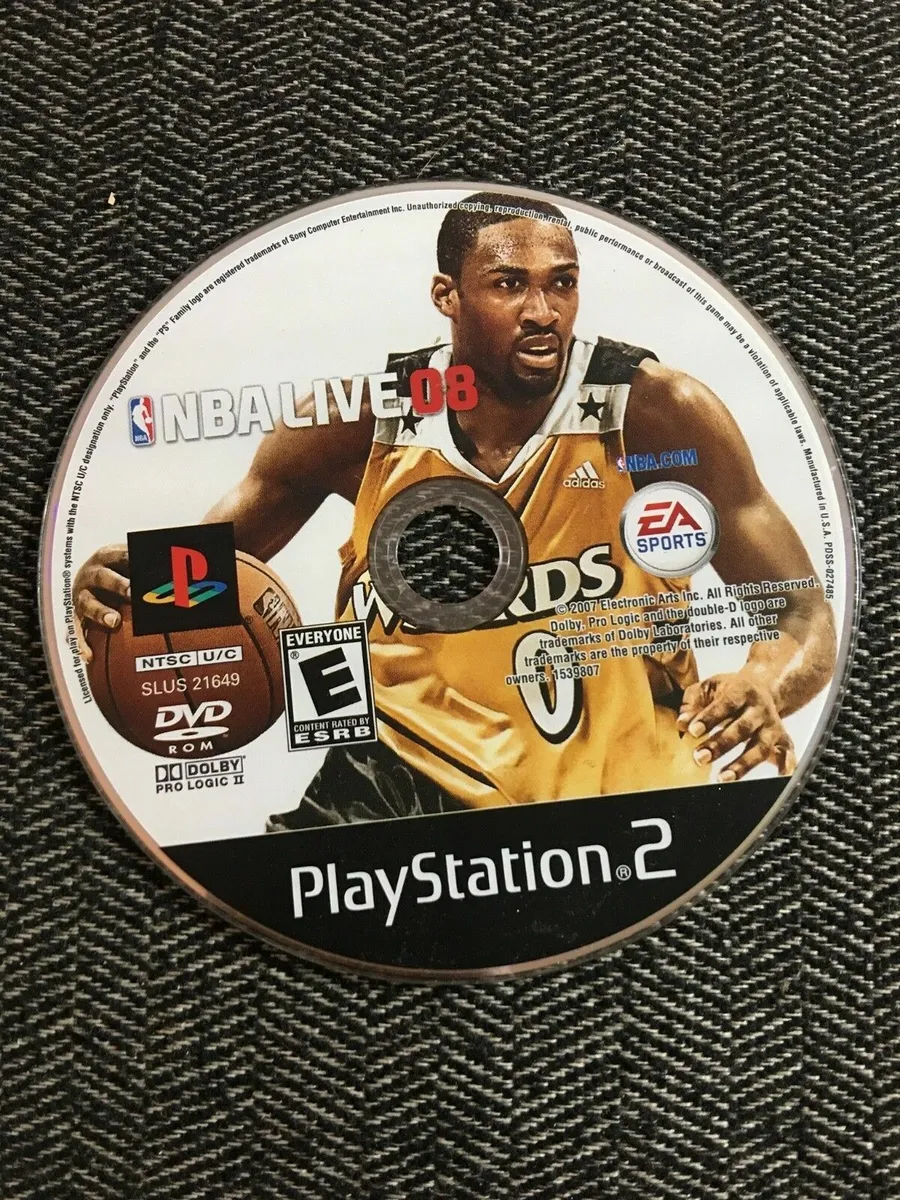 EA SPORTS NBA LIVE 08 - PS2 - DISC ONLY - FREE S/H