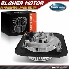Blower Motor Assembly w/ Regulator for Mercedes-Benz W140 S320 S500 1408301208
