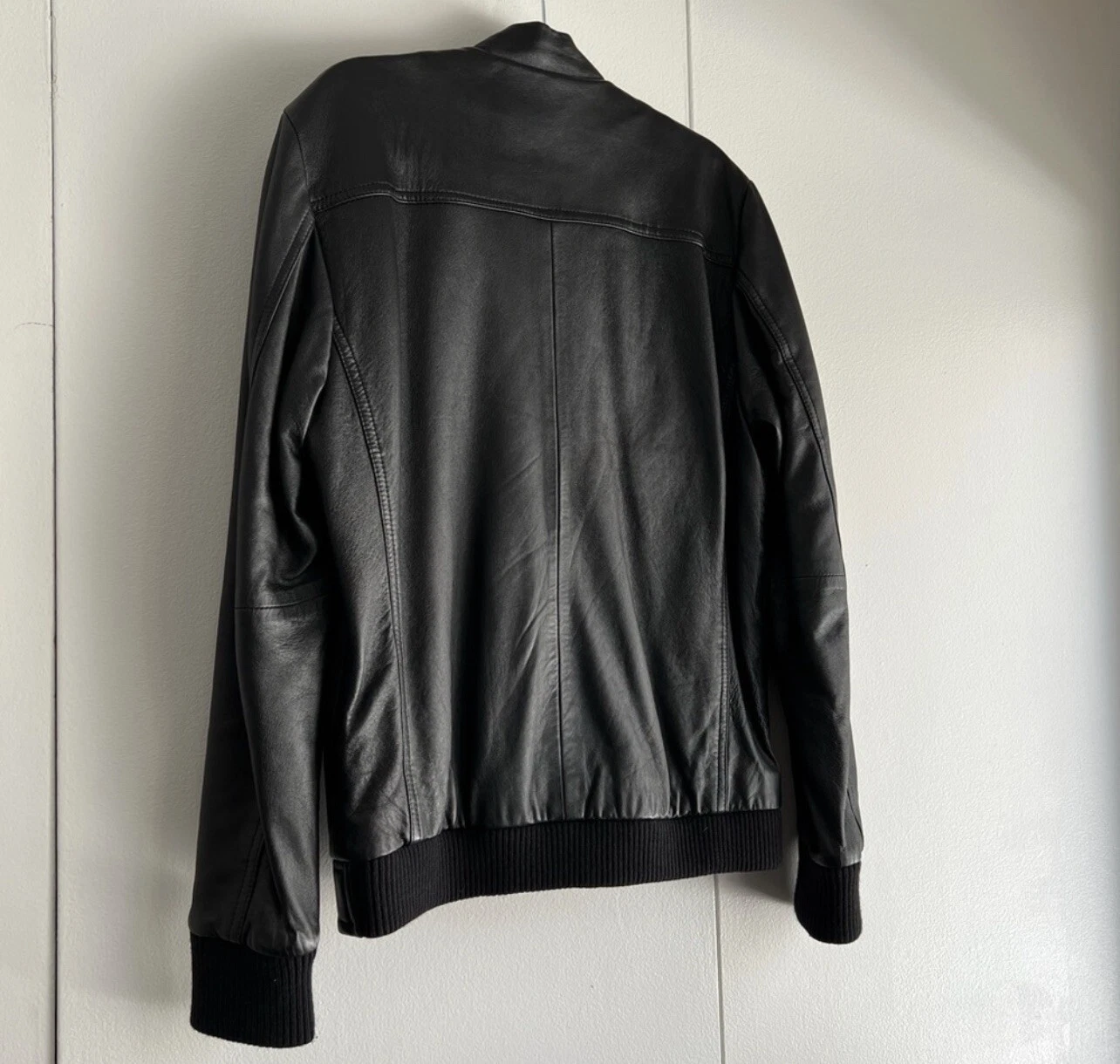 100% original Argentinian cow leather men jacket, Premium Quality - product detail image 3