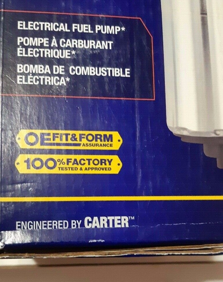 Electric Fuel Pump Napa/Carter Fuel Pump CFP B0150E eBay