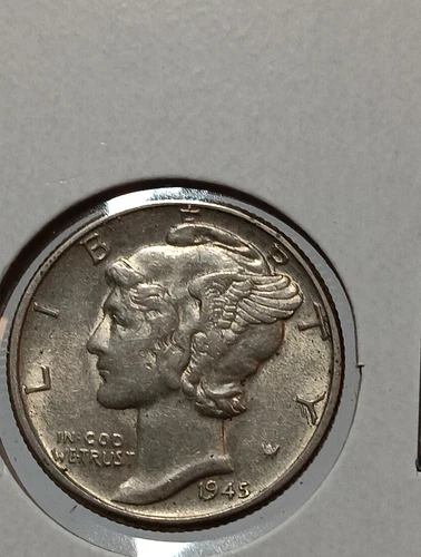 👉1945  Mercury Dime  Au  Choice M/153