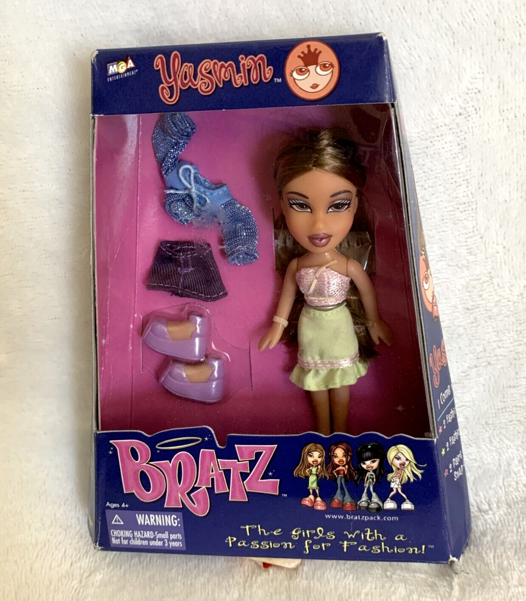 2002年ブラッツ 未使用セット新品ヴィンテージ BRATZバービー　レア人形 New Vintage 2002 MGA Entertainment Lil Bratz Yasmin Doll