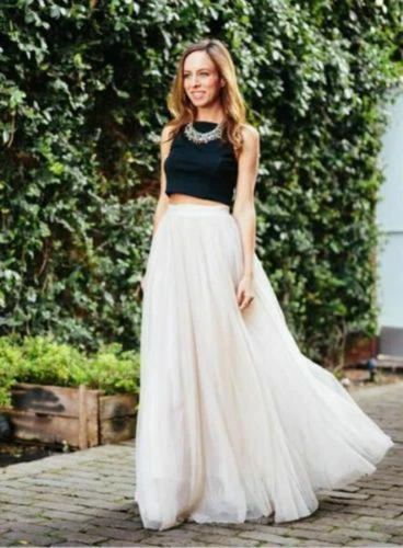 5 Layer Tulle Long Skirt Tutu Women Maxi Wedding Skirts Party Prom Underskirt 11 - Picture 7 of 39