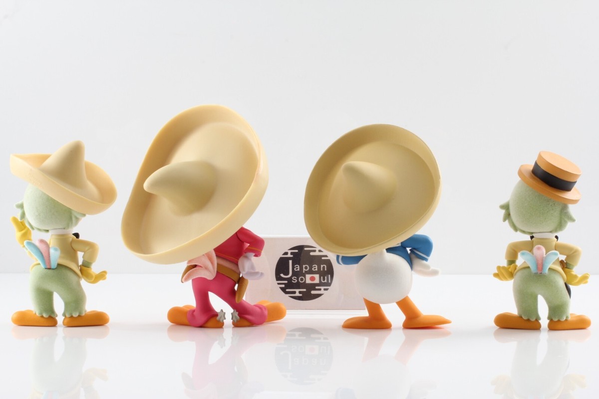 Disney Fluffy Puffy The Three Caballeros Donald Jose Panchito