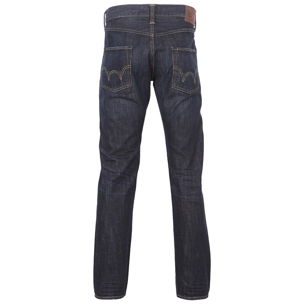 EDWIN ED39 REGULAR LOOSE 12oz DARK DENIM BLUE BURNER WASH W30 L32 eBay