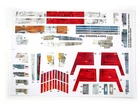 X-WING FIGHTER Electronic POTF 1995 Star Wars replacement Sticker set - xwing