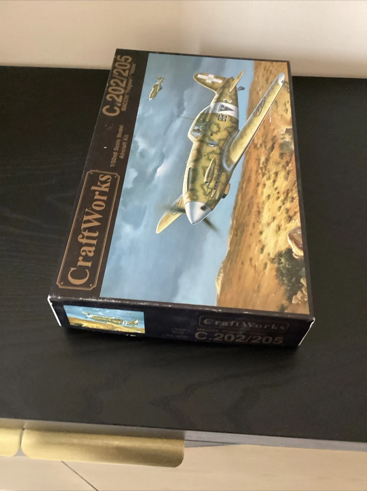 CRAFTWORKS - C.202/205 MACCHI “Folgore” Veltro -1:32-raro In Resina Vintage 1998 - Immagine 2 di 4