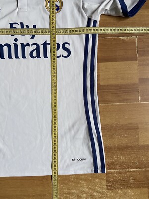 REAL MADRID 2016 2017 HOME FOOTBALL SHIRT SOCCER JERSEY ADIDAS