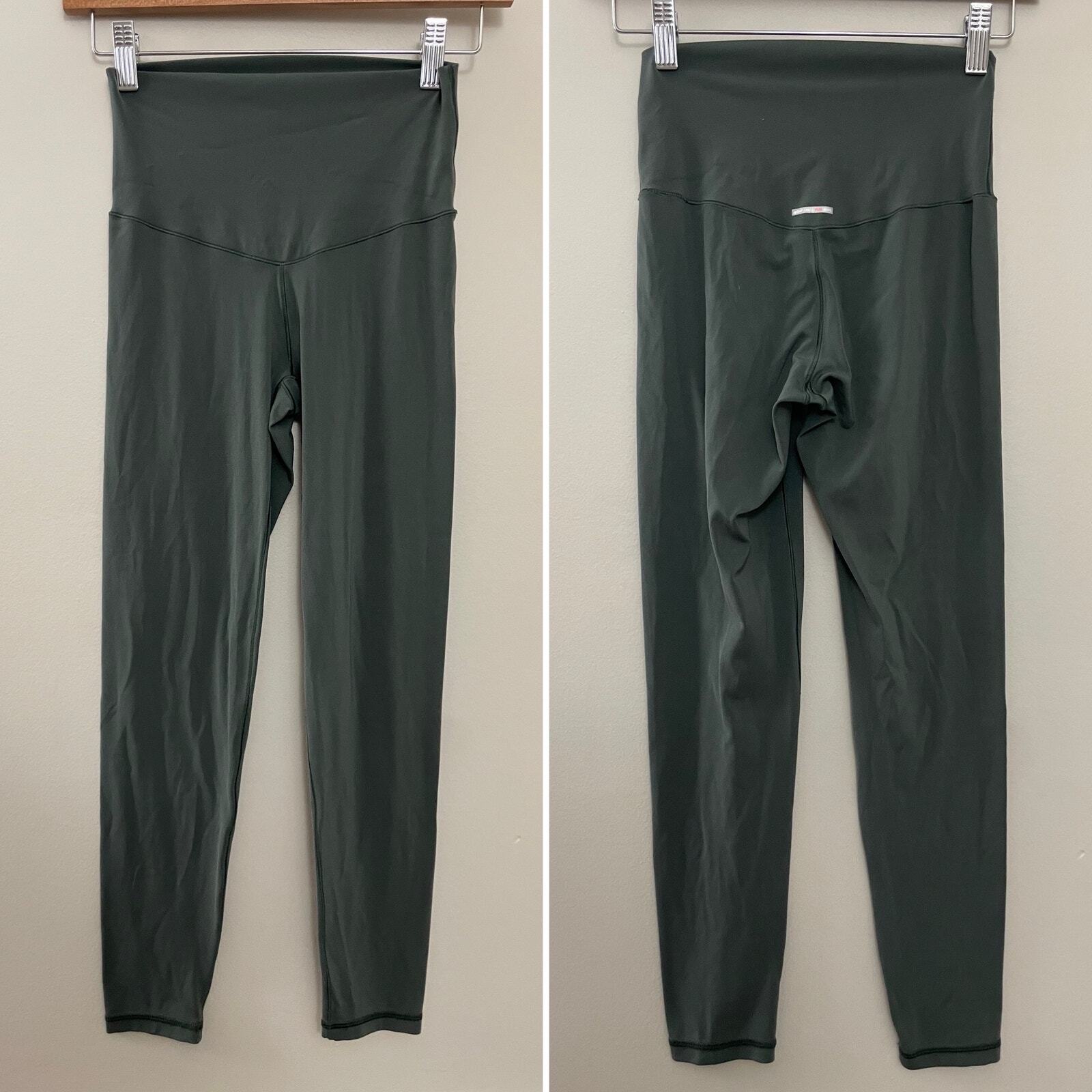 Aerie Offline Olive Green High Rise Athleisure Loungewear Align Dupes S