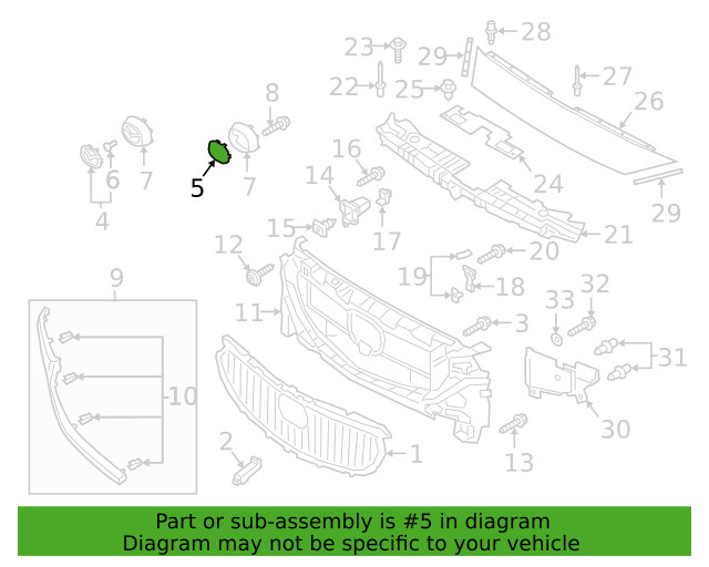 Gsh7-51-730 Mazda Mascotfront GSH751730 Genuine OEM Part for sale