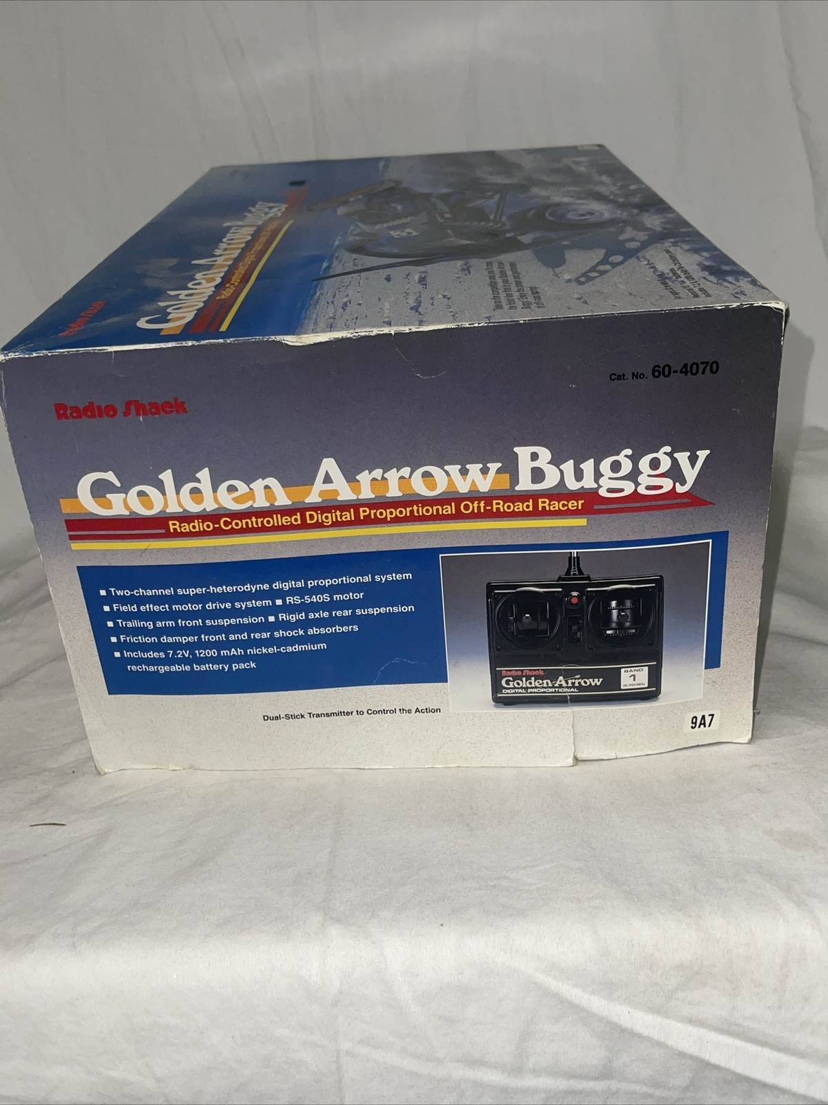 Vintage Radio Shack Golden Arrow Buggy RC Car COMPLETE IN BOX Tested